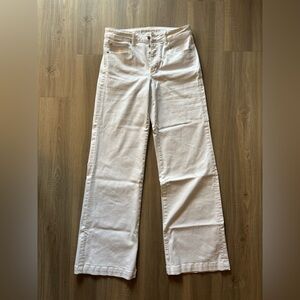 AE Wide Leg 12 X-Long White Jeans